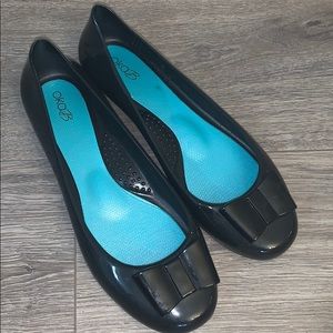 Black Bow Tie Flats Women’s US 8